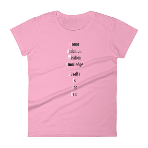 H.A.W.K  L.I.F.E  Women's short sleeve t-shirt